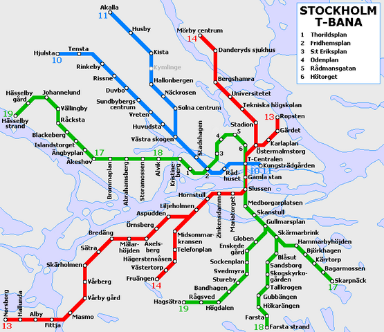 5 stations de métro à visiter à Stockholm